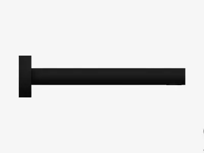 Wall Spout - Luxury - Sleek Oval Low-poly 3D model