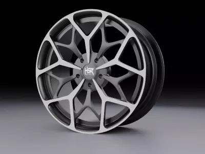 Hsr Wheel myth 01 Low-poly 3D model