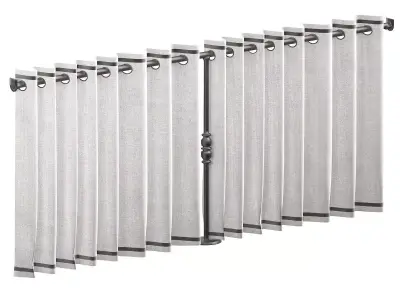 Cafe curtain 3D model