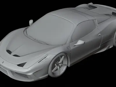 Ferrari 458 Speciale Cabrio 3D model