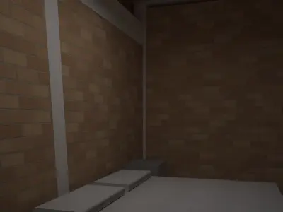 Hostal colonial house 3D model