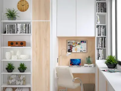 Work Space 4 3D model