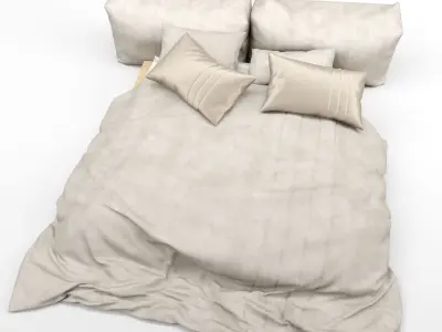 Bed design 3D model purchase