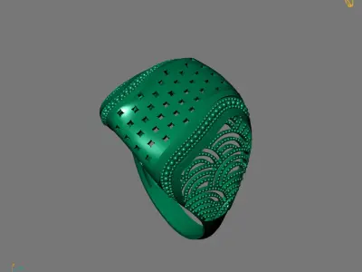 Women Plain Ring Ready STL Models Womens Ring 3d models 3D print model 43