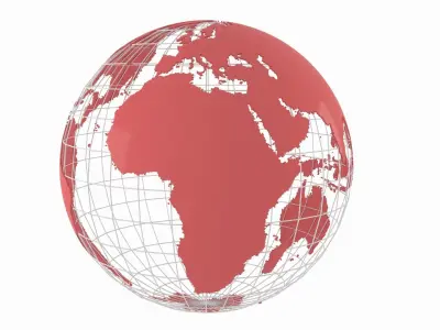 Globe News Skeleton Chestnut color 3D model