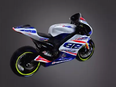 Racing motor 3D print model