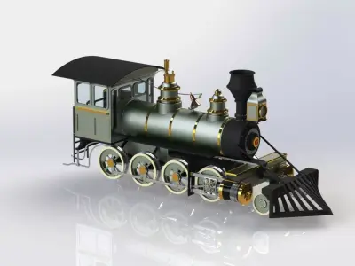 Stephs Steam Locomotive 3D model