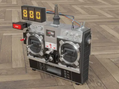 Doc Brown remote control 3D model