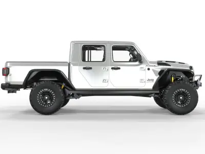 Jeep Gladiator 2020 TX American Custom  3D model