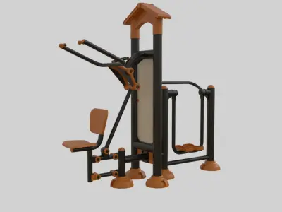 Playground Sport Equipment - 04 Low-poly 3D model