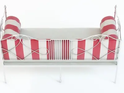 Classic Day Bed 3D model