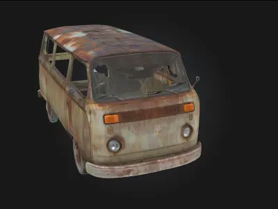 Rusty Relic  Timeworn Echo from the Past 3D model by 3dart3d