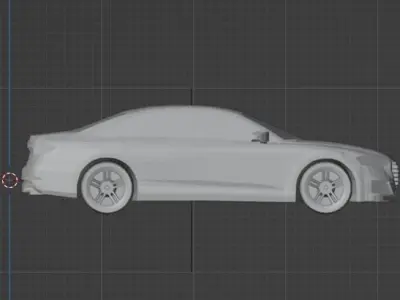 Low Poly Car model Low-poly 3D model