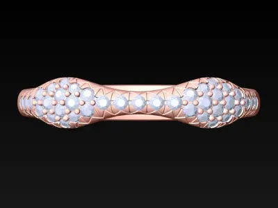 Diamond Ring - Womens Rings - N229328 3D print model