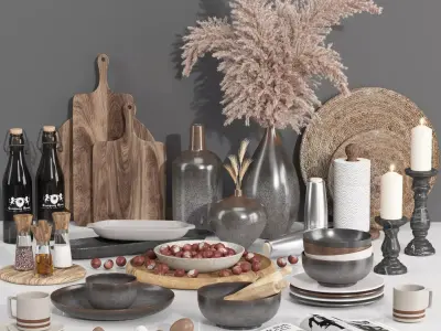 kitchen accessories010 3D model