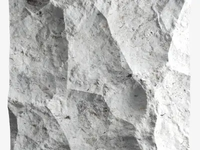 16-RockPanel stone wall texture 3D model