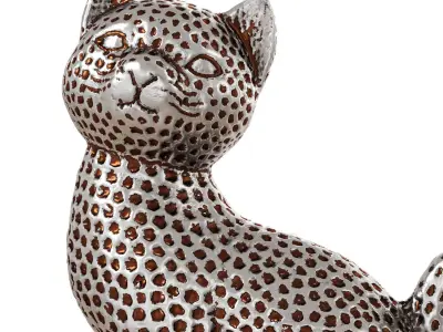 Egyptian cat figurine 3D model purchase