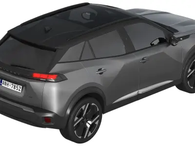Peugeot e-2008 2024 3D model