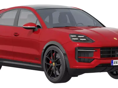 Porsche Cayenne Coupe GTS 2025 3D model