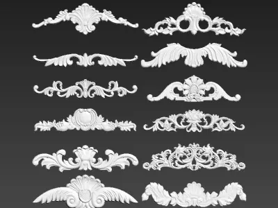 Various patterns 3D model