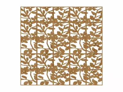 Decorative panel STL 3D model 36