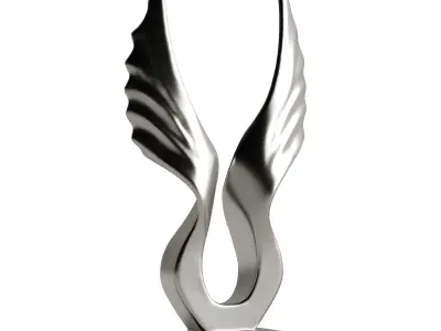 Decorative Abstract Sculpture 04 3D model