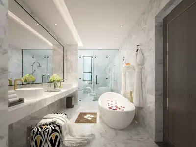 Modern Bathroom 3D model buy