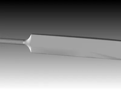 Cricket Bat Free 3D model