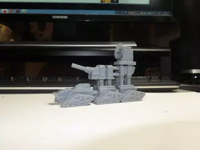 WAR-ENGINS of the Armageddon set 6 ORDINATUS MAJOR CENTURIO  V 1 3D print model