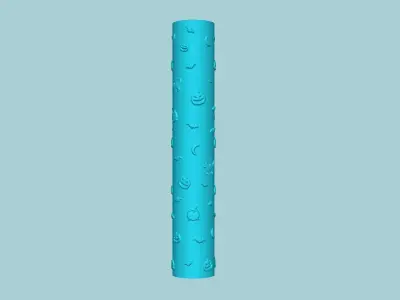 Texture Roll 25 - Halloween Positive - Fondant Decoration Maker 3D print model