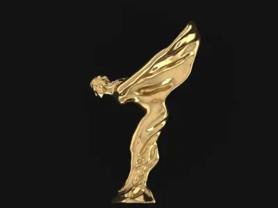 Rolls Royce logo 3D model