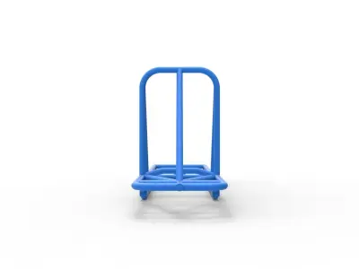 Frame of old school Front engine dragster V4 Scale 1 to 25 3D print model