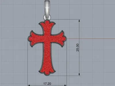 nice cross model 559 3D print model