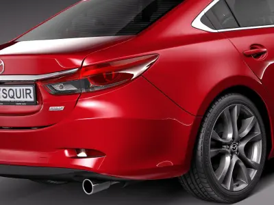 Mazda 6 sedan 2016 3D model