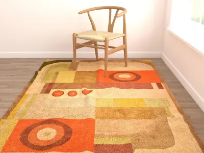 Rugs No 119 Low-poly 3D model