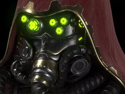 Adeptus Mechanicus Head Free 3D model