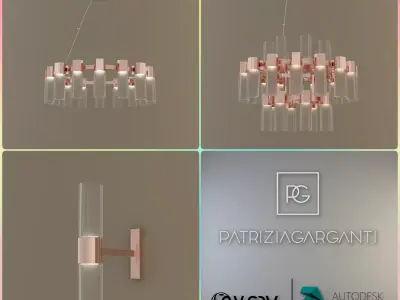 LUXURY CHANDELIER  3D model