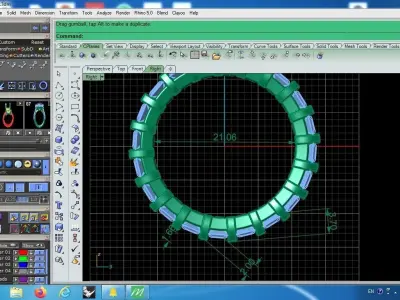 princess ring  3D print model