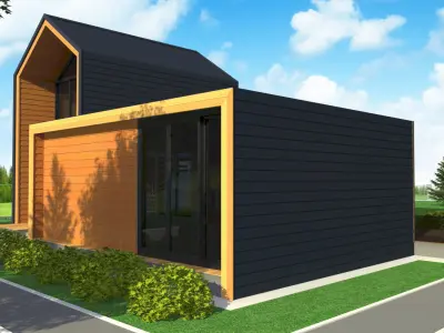 Modern house 3D model