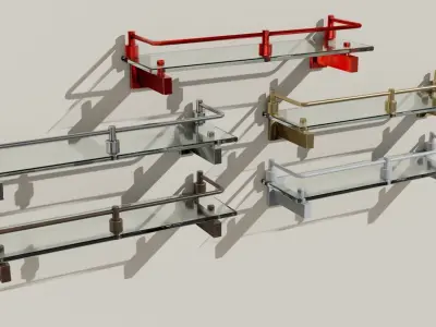 Maikalong shelf Low-poly 3D model