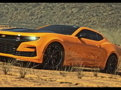 CAMARO RS 2019 Transformers 6 concept 3D model