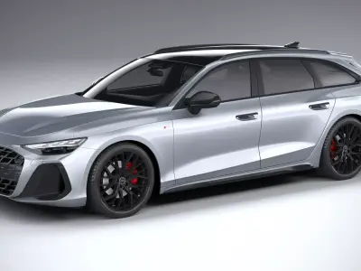 Audi A6 Avant S-line 2026 3D model