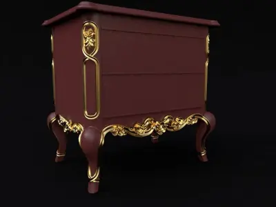 bedside table for bedroom 3D model