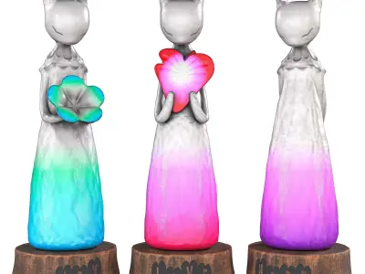 Hevaline Set Decor 3D model