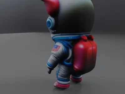 astronalta pig  3D model
