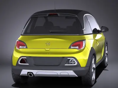 Opel Adam Rocks 2017 VRAY 3D model
