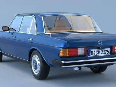 Mercedes-Benz W123 E-Class 3D model
