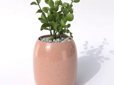 Vase-08 sloth planter Low-poly 3D model