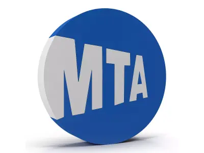 New York Subway Logo 3D model