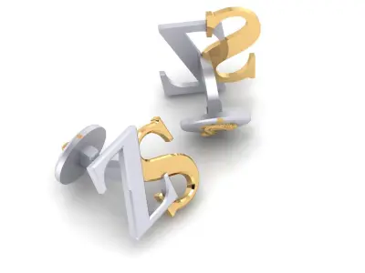 Cufflinks SZ 3D print model